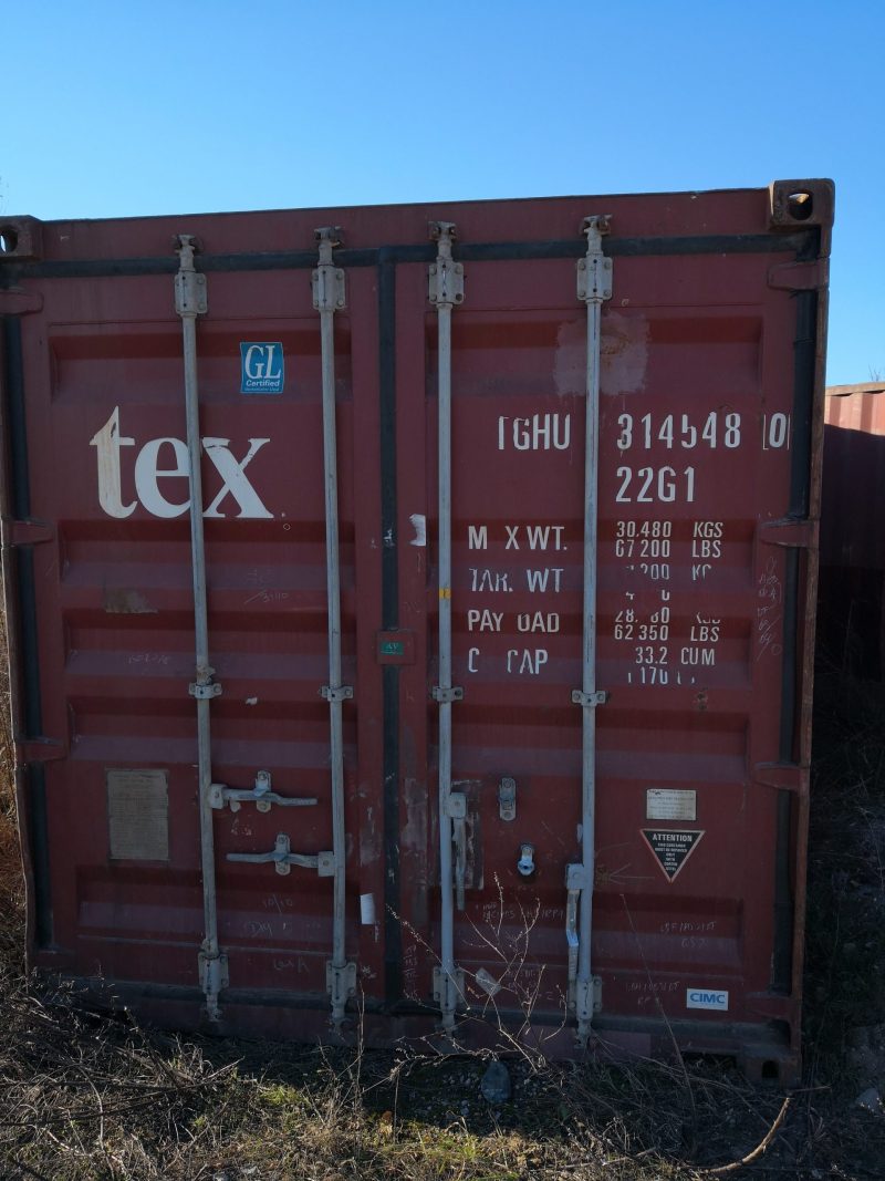 Used ISO 20' DC shipping container 002
