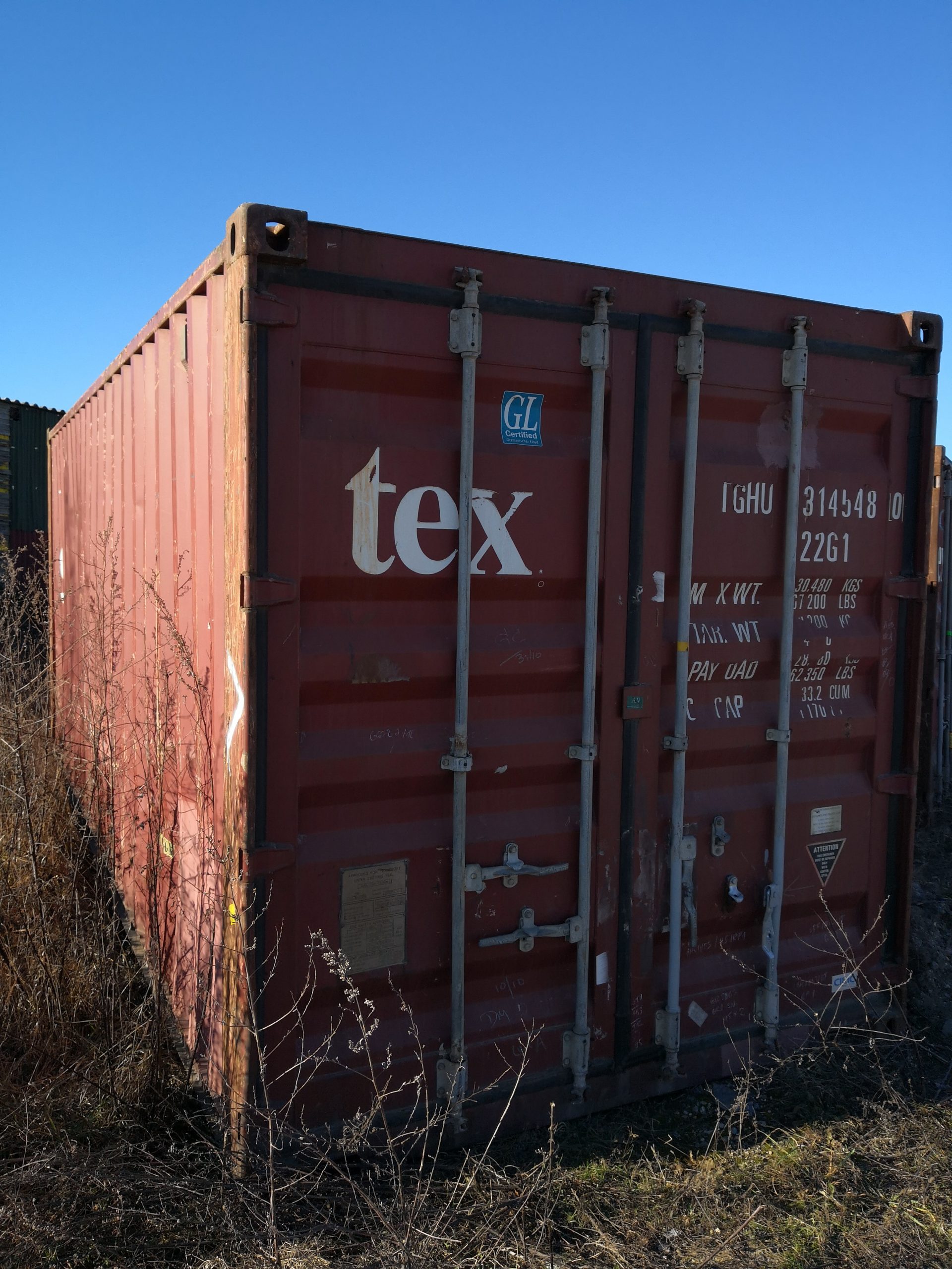 Used ISO 20' DC shipping container 002 - Image 8