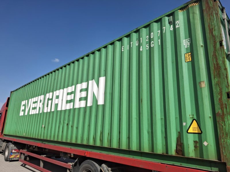 ISO 40 lábas HC használt raktárkonténer 002