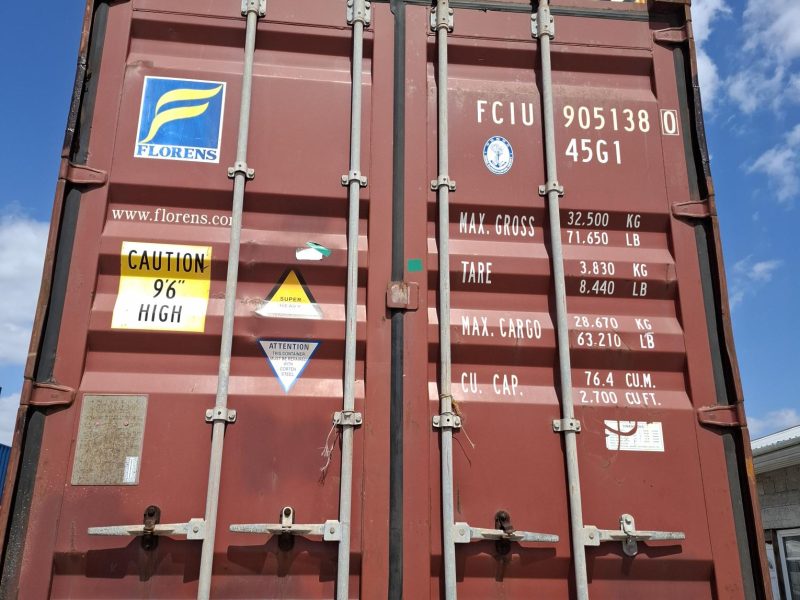 Used ISO 40' HC shipping container 005