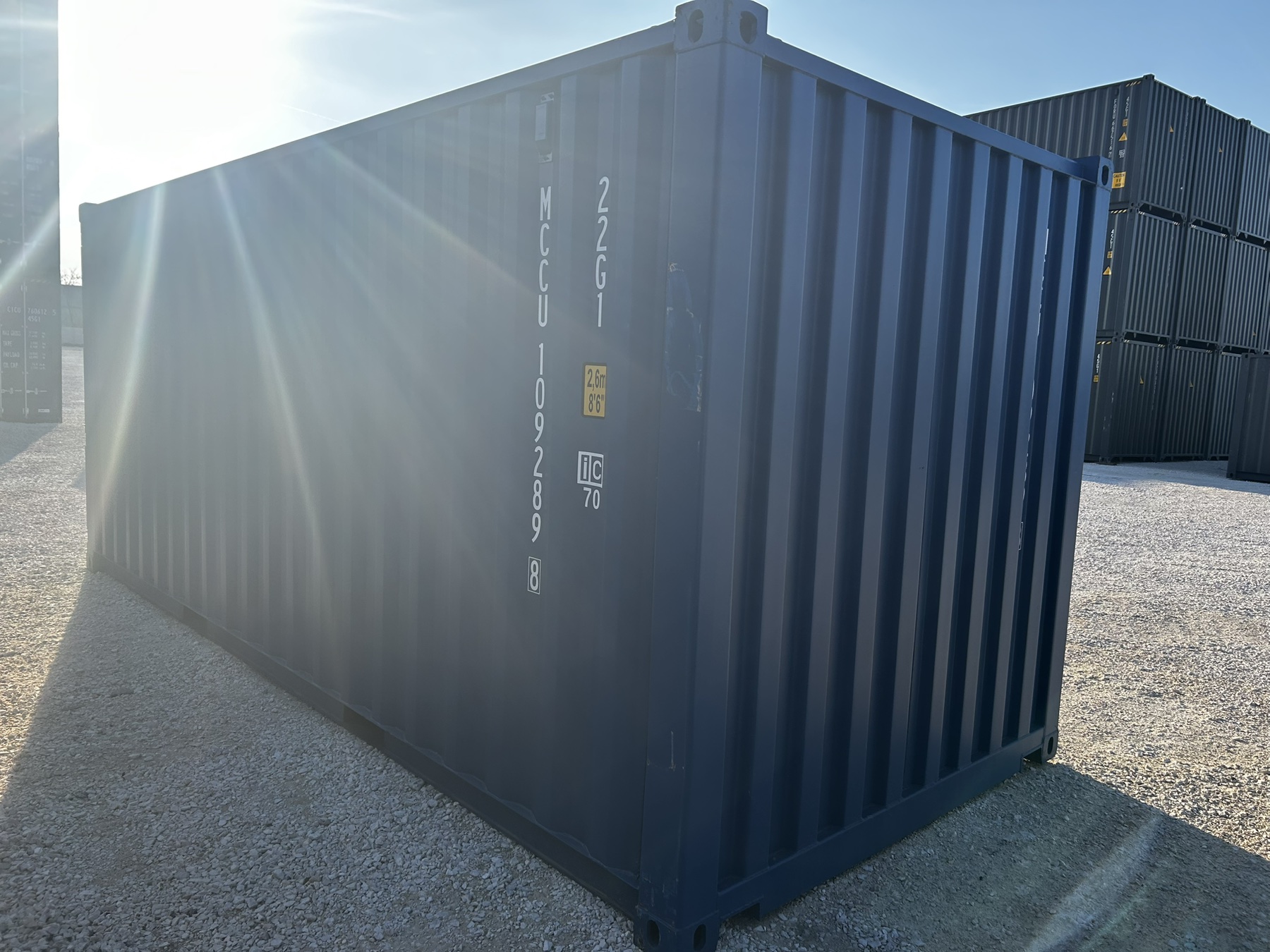 New/One-way ISO 20' DC shipping container 001 - Image 2
