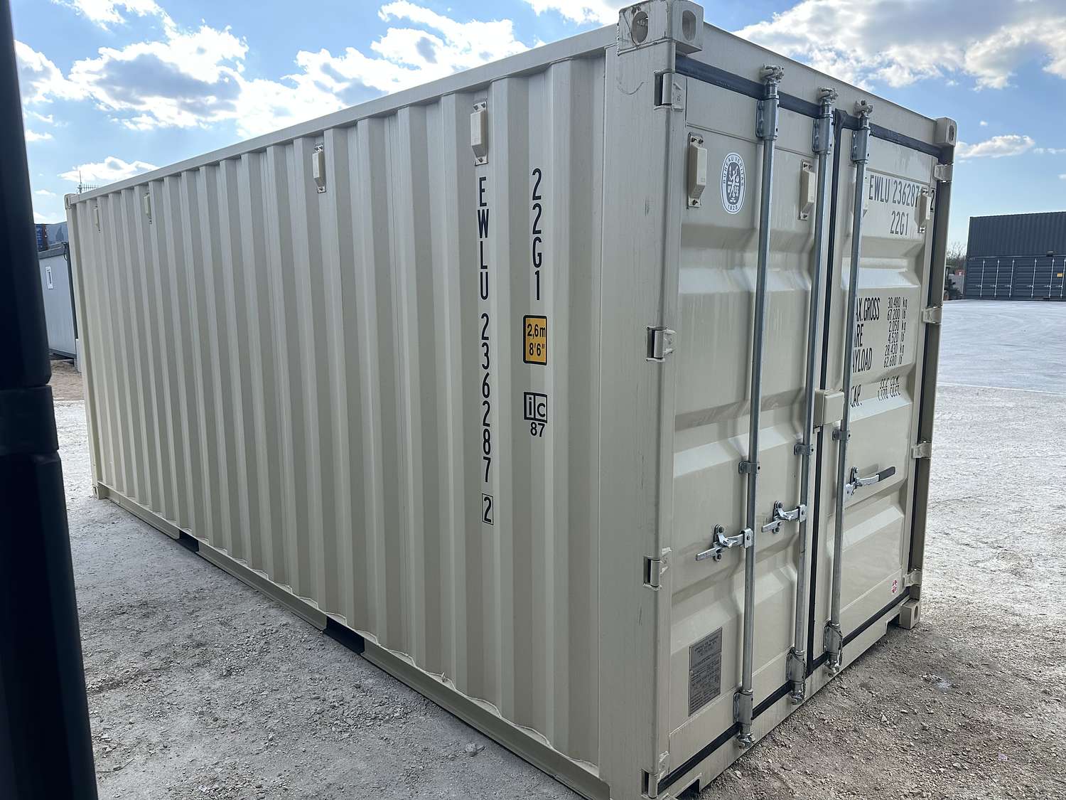 Új/Egyutas ISO 20 lábas DC tengeri raktárkonténer 003
