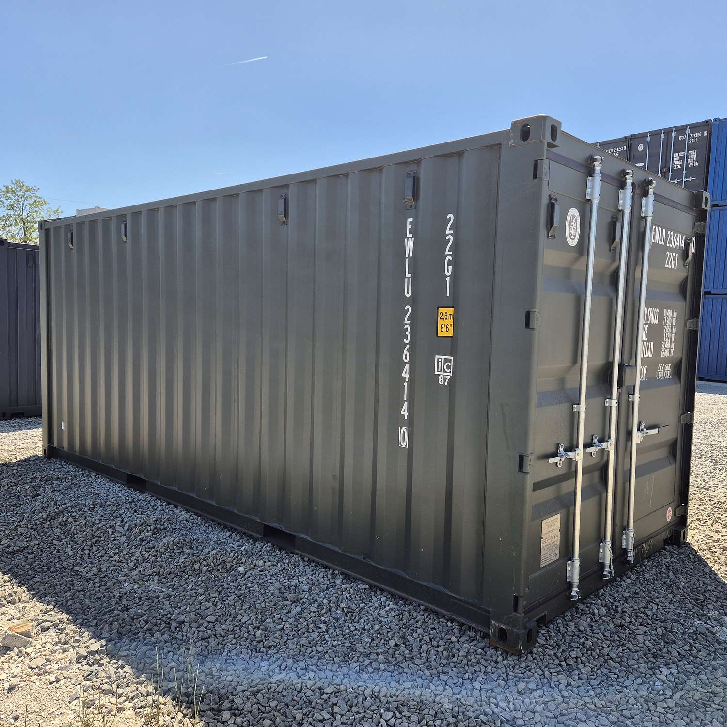 Új/Egyutas ISO 20 lábas DC tengeri raktárkonténer 004