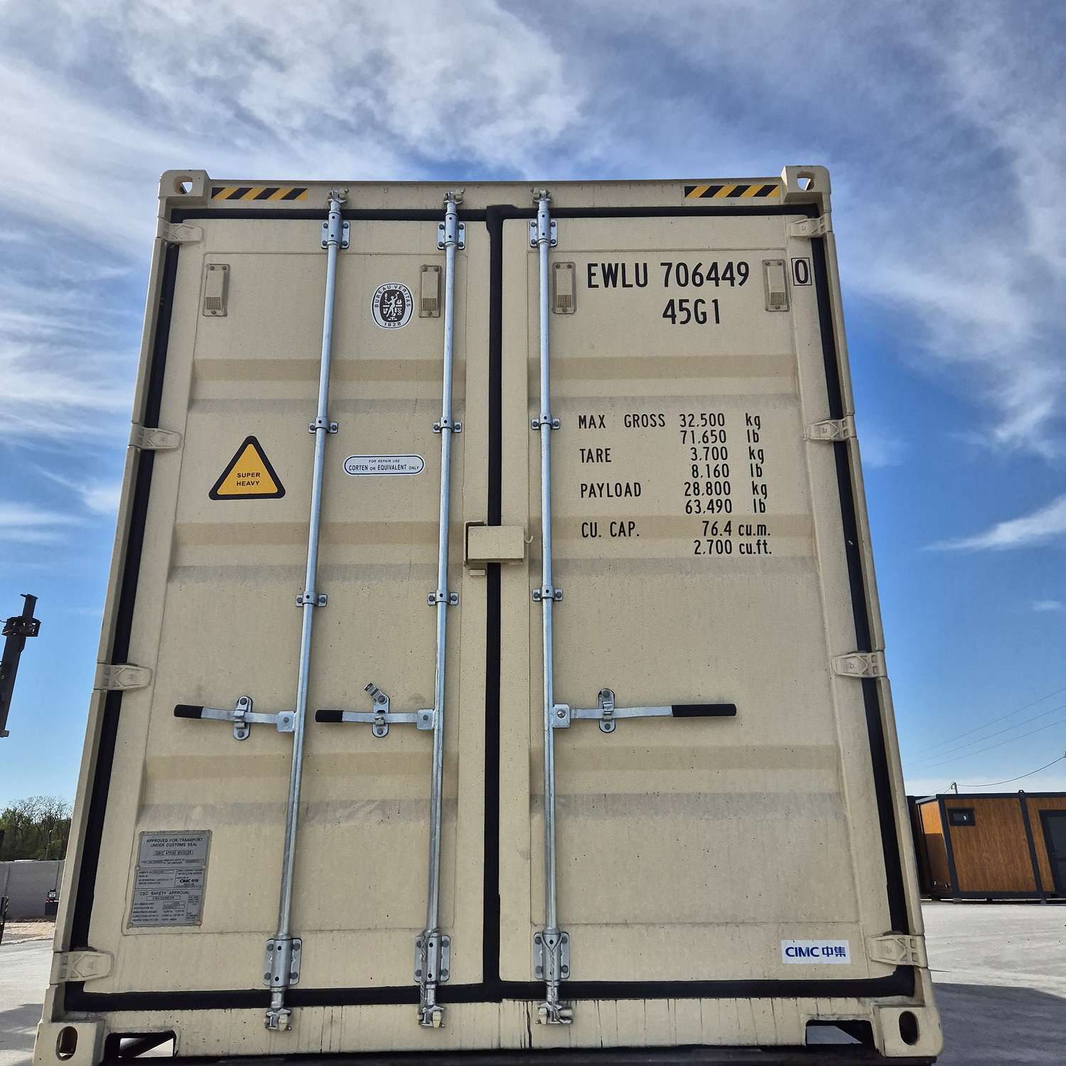Neu/One-way ISO 40’ HC Seecontainer 002