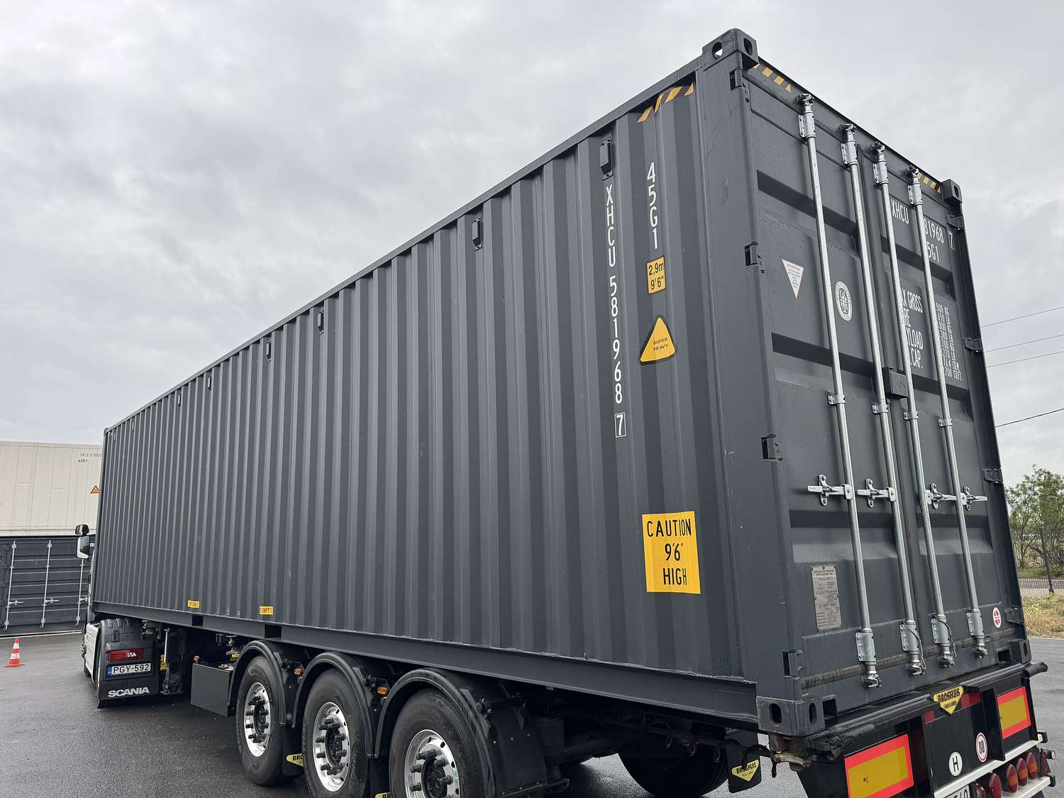 Új/Egyutas ISO 40 lábas HC tengeri raktárkonténer 005